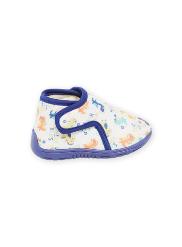 Unbleached booties with dinosaur print RUPANTCOSTO / 23KK3841D0A001