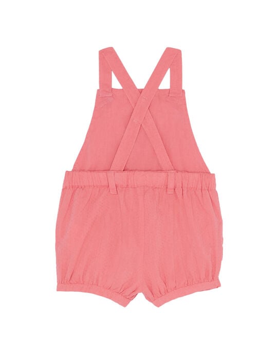 Pink Short Overalls for baby () for sale on DPAM e-shop.