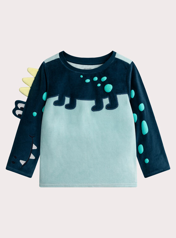 Crocodile animation pajamas for boys  VEGOPYJCRO / 24WH1276PYJ204