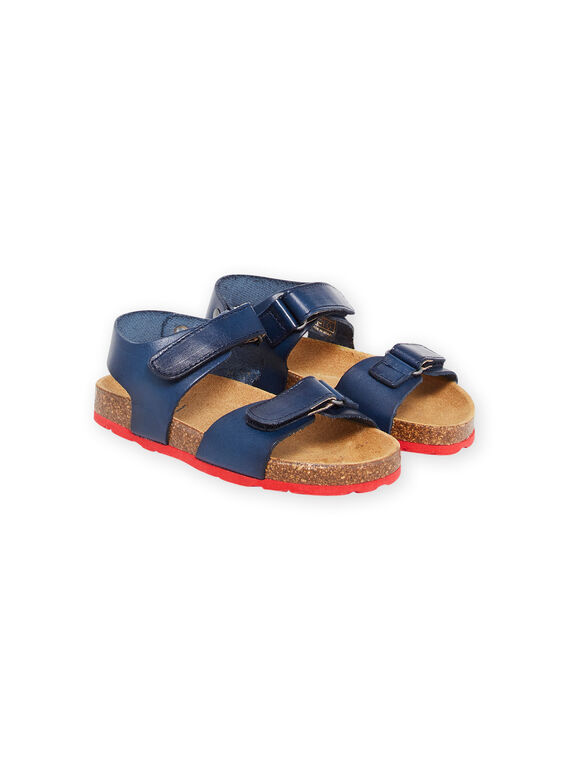 Navy blue sandals child boy NONUGABRIEL / 22KK3642D0E070