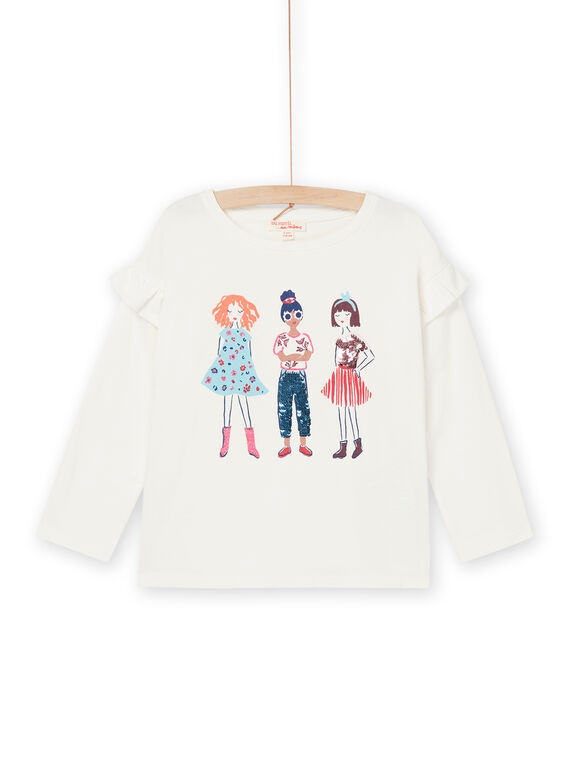 Girl's pattern t-shirt PAGOTEE4 / 22W901O3TML001