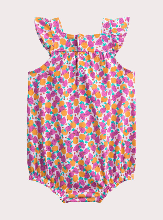 White ROMPER WIPLABAR1 / 25SG09O2BAR000