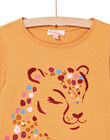 Leopard animation T-shirt PAMOTEE2 / 22W901N3TMLB107