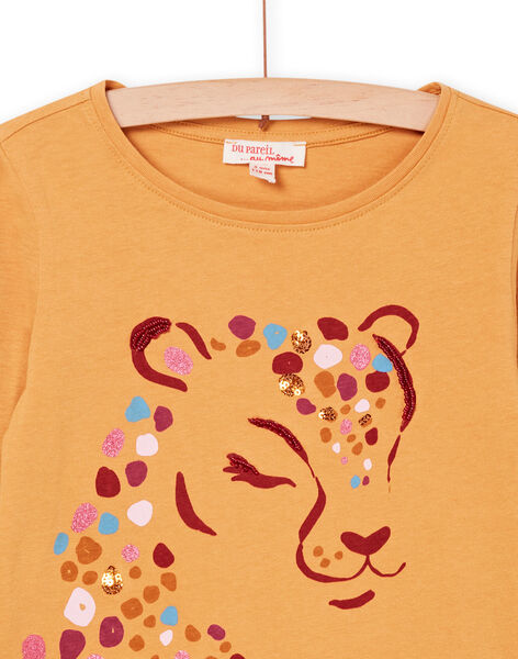 Leopard animation T-shirt PAMOTEE2 / 22W901N3TMLB107