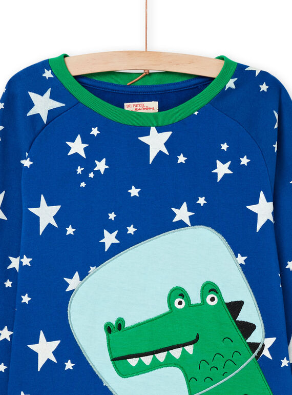 Pyjamas with crocodile and phosphorescent print REGOPYJSTARS / 23SH1255PYJ217