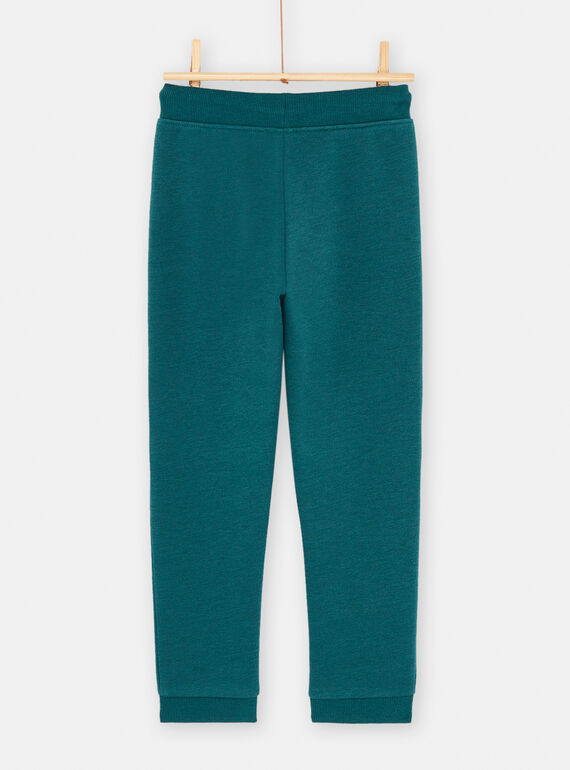 Boy's petrol blue bear jogging suit SODUJOG / 23W902P1JGB715