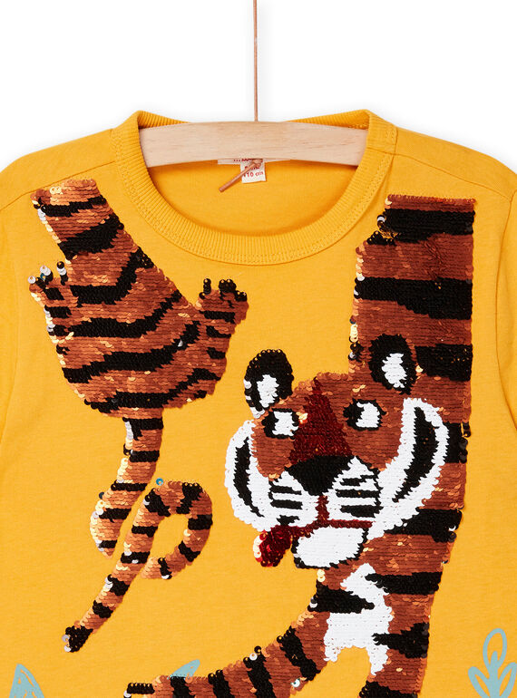 Yellow tiger T-shirt ROSUMTI4 / 23S902Y1TMCB116