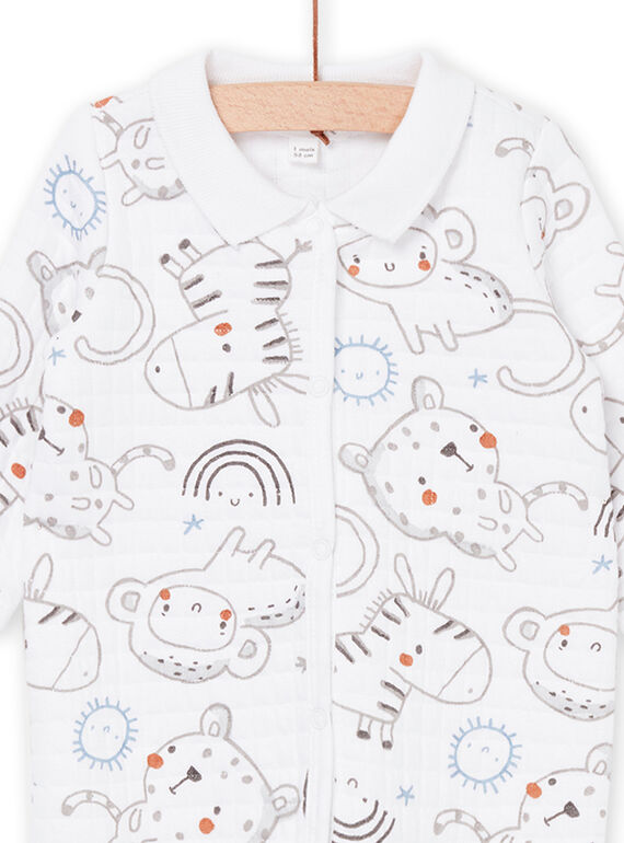 Rainbow and animal print sleep suit ROU1GRE3 / 23SF0462GRE000