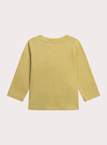 Straw yellow TEE SHIRT LS XUCOTEE1 / 25WG10O3TML104