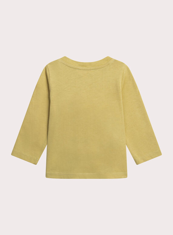 Straw yellow TEE SHIRT LS XUCOTEE1 / 25WG10O3TML104