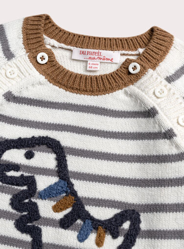 White PULLOVER XUROCPUL / 25WG10S1PULA016