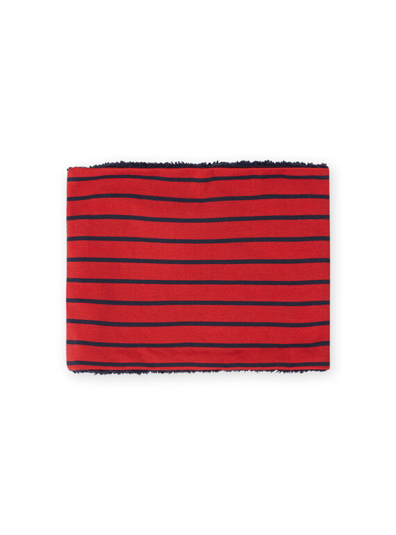 Baby boy reversible striped snood MYOGROSNO2 / 21WI0251SNO705