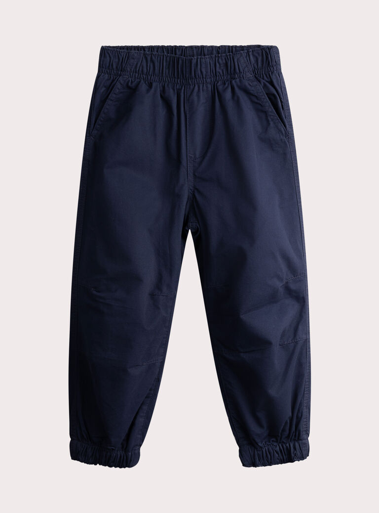 Navy mesh lining pants for boys  VOKOPAN / 24W90231PAN705