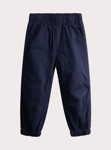 Navy mesh lining pants for boys  VOKOPAN / 24W90231PAN705