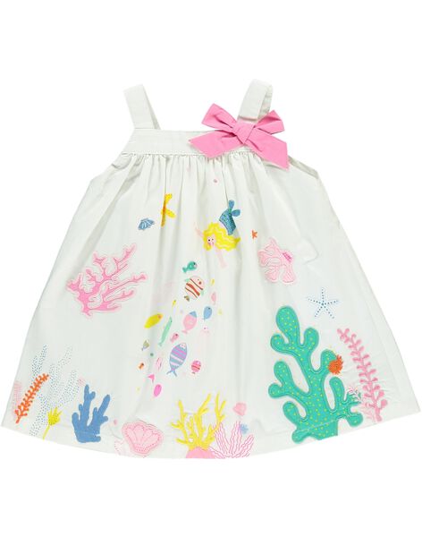 Baby girls' strappy dress CIMAROB1 / 18SG09U2ROB000