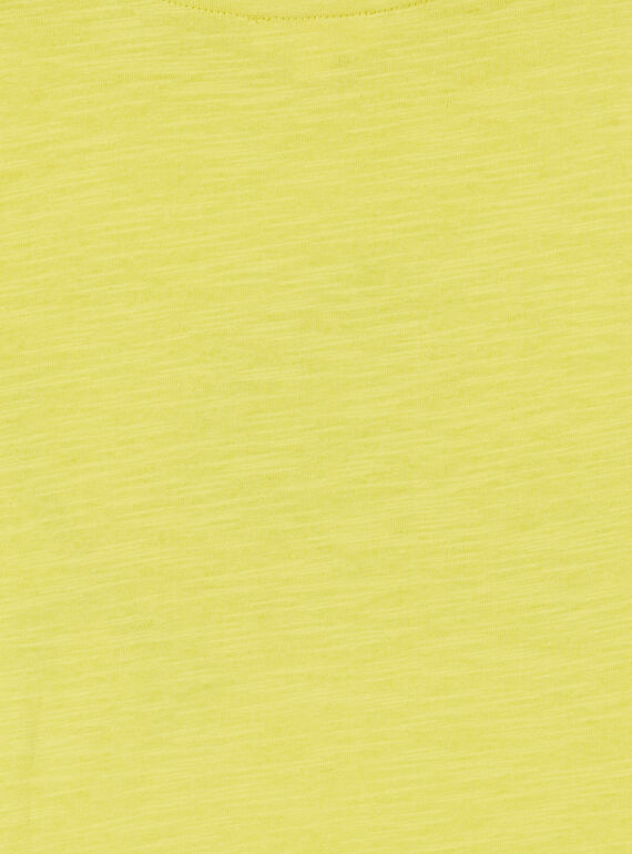Yellow cotton t-shirt boy child LOJOTI5 / 21S90234TMCB102