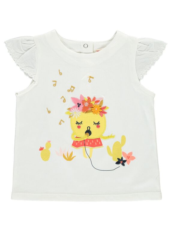 Baby girls' short-sleeved T-shirt CIPITI / 18SG09I1TMC001