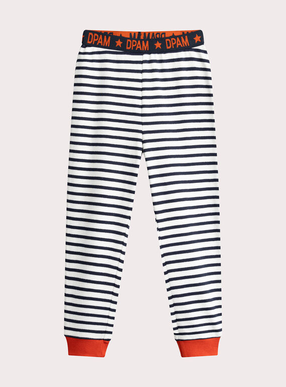 Striped pajamas for boys  VEGOPYJMAR / 24WH1275PYJ001