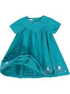 Baby girls' short-sleeved dress CIDOUROB1 / 18SG09J1ROB202