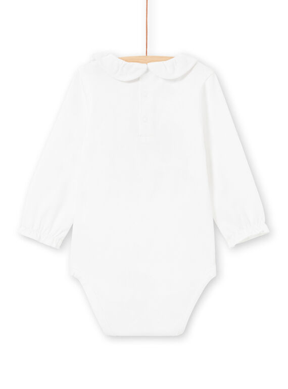 Baby Girl White and Colored Bodysuit MIPABOD / 21WG09H2BOD001