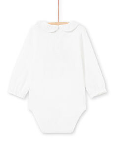 Baby Girl White and Colored Bodysuit MIPABOD / 21WG09H2BOD001