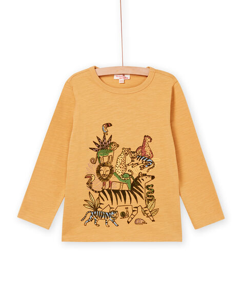 Jungle print T-shirt POMOTEE5 / 22W902N2TMLB106
