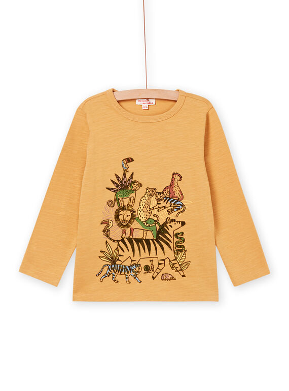 Jungle print T-shirt POMOTEE5 / 22W902N2TMLB106