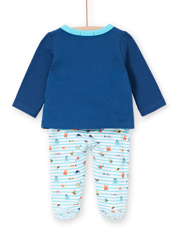 Octopus brushed fleece boy's pyjamas LEGAPYJPIE / 21SH1451PYJC230