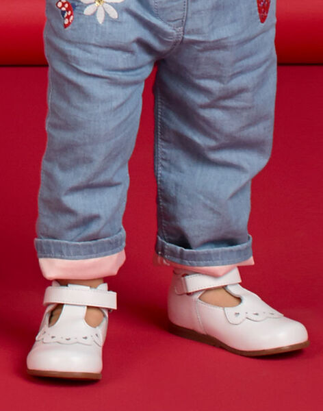 childrens white canvas pumps