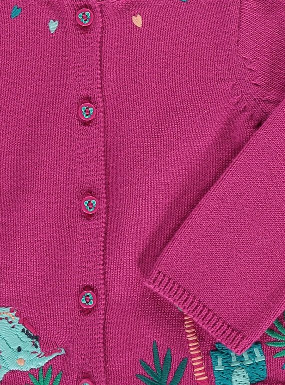 Baby girls' cardigan CIDOUCAR2 / 18SG09J2CAR706