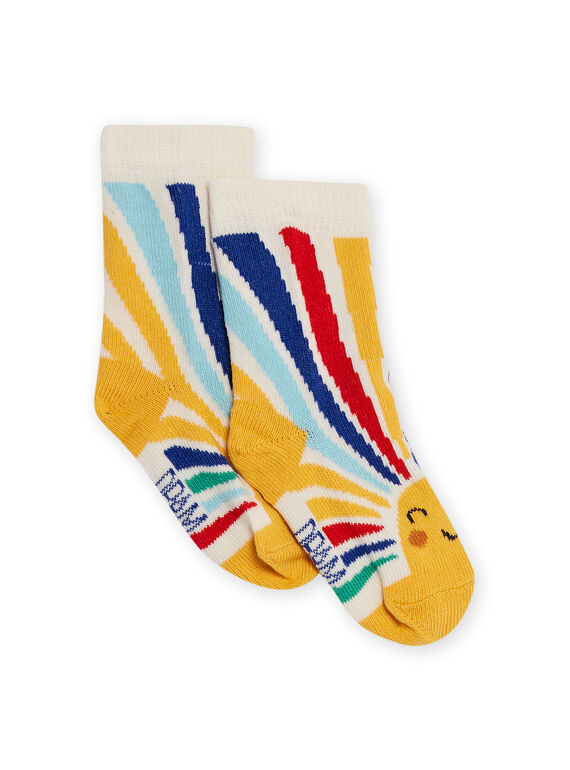 Baby boy multicolored socks with suns design NYULUCHO1 / 22SI10P1SOQ001