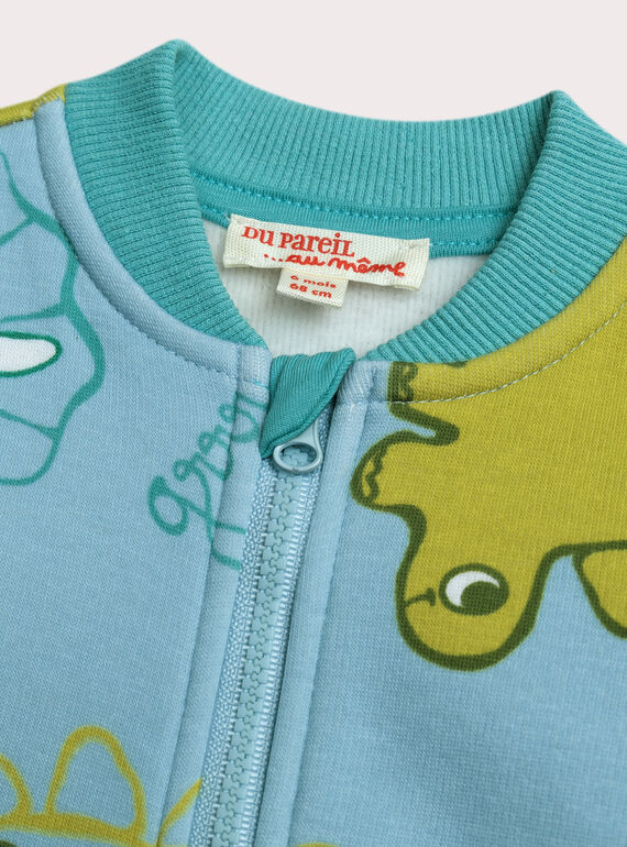Pale turquoise BABYGROW XEGAGREGRR / 25WH14B2GRE203