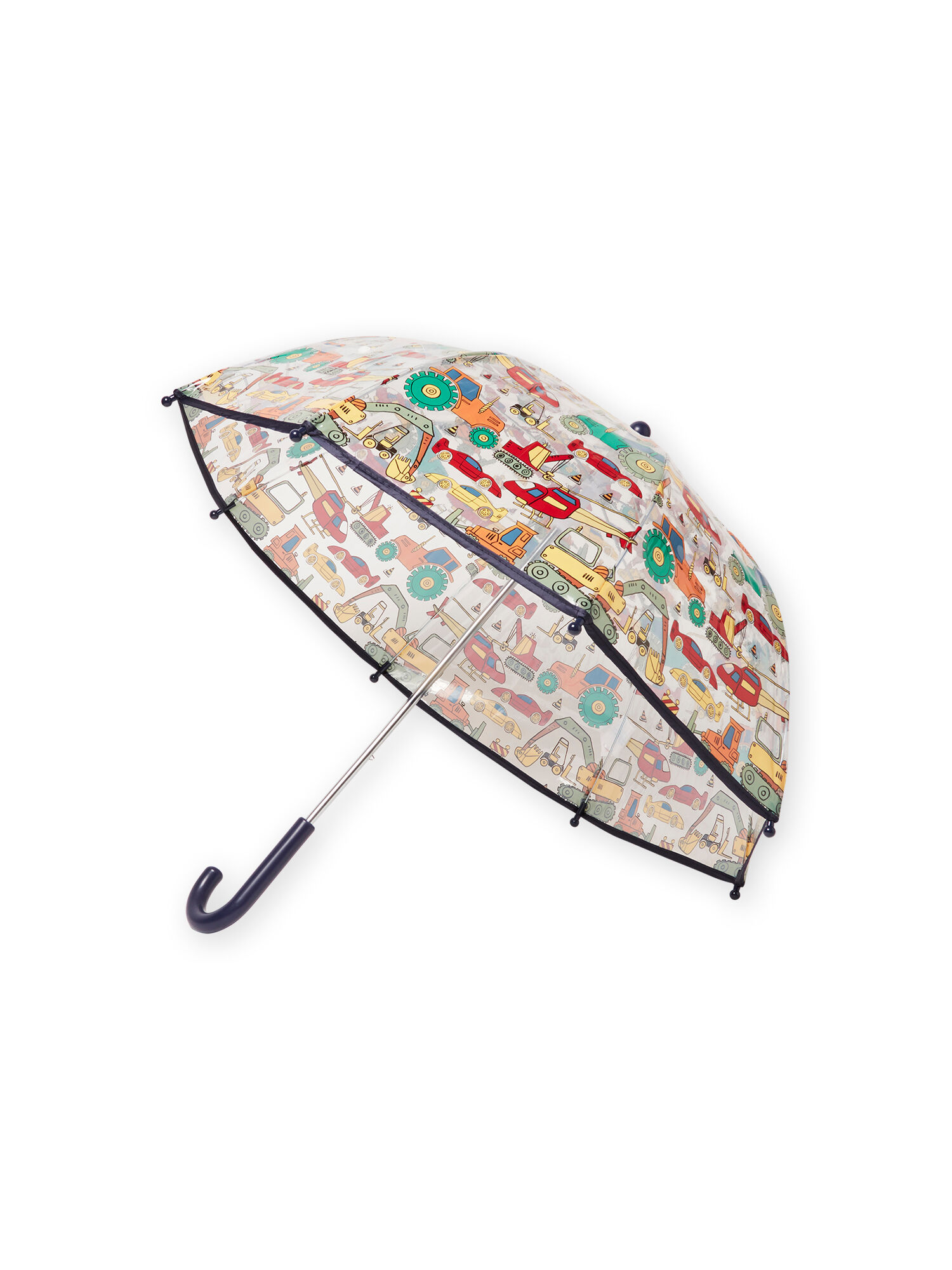 Boy s transparent umbrella with fantasy motifs