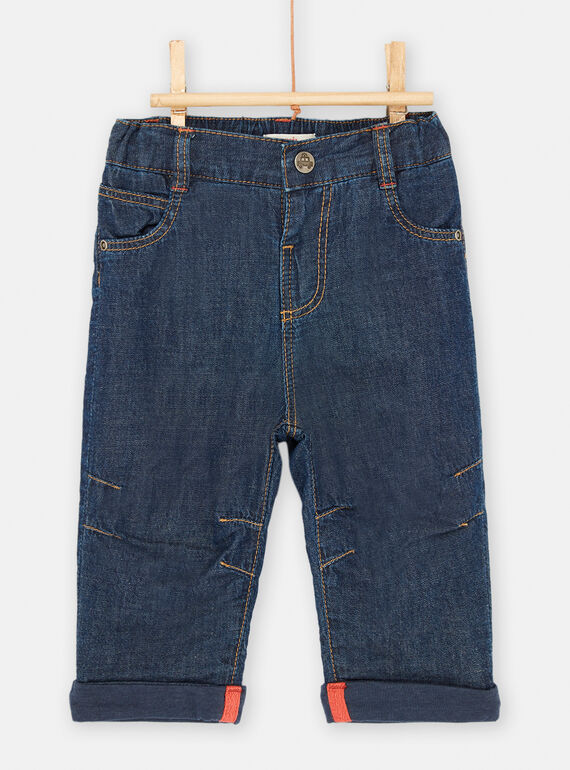 Baby boy's dark denim jeans SUFORJEAN / 23WG10K1JEAK005