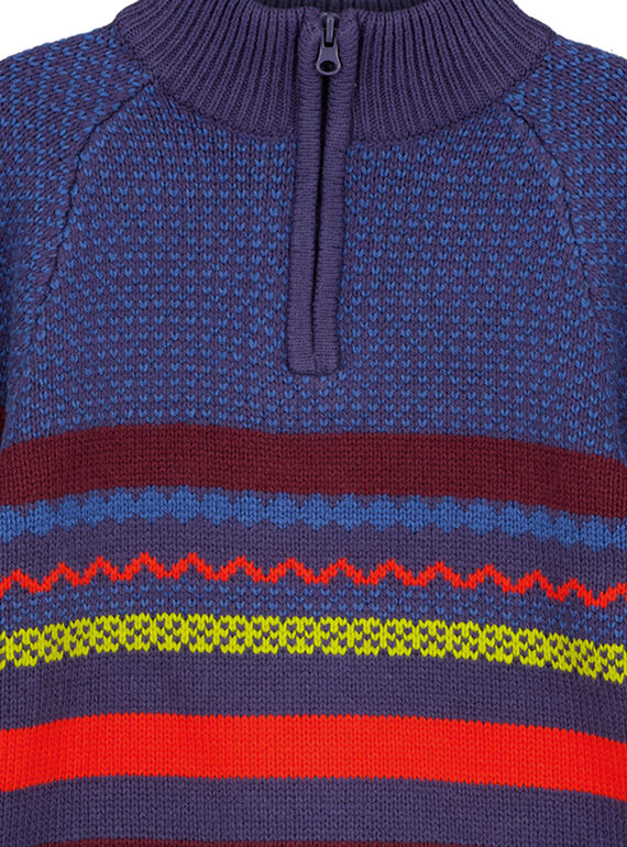 Navy Pullover GOVIOPUL / 19W902R1PULC204