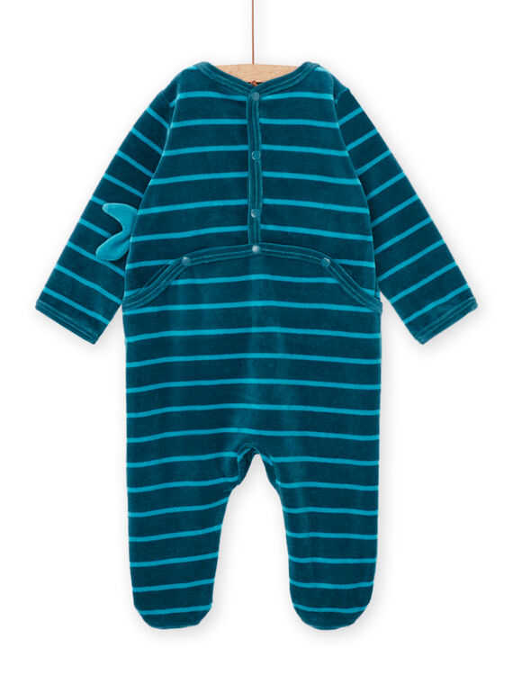 Stripe print sleep suit with whale animation REGAGREBAL / 23SH14D1GREC240