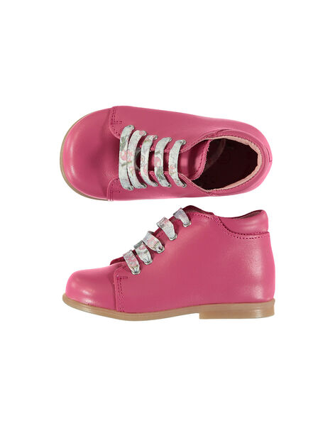 Baby girls' smart leather boots FBFBOTFUSH / 19SK3741D0F304