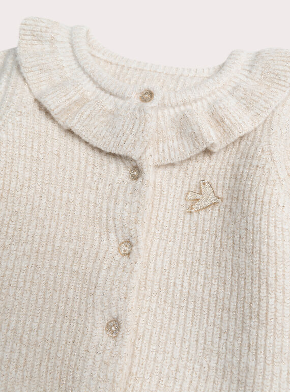 Off white CARDIGAN XIBLUCAR1 / 25WG09N2CAR001