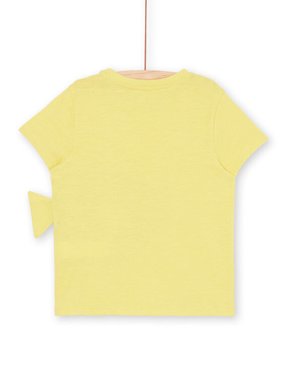 Yellow t-shirt with 3D animation - Child Boy LONAUTI2 / 21S902P3TMCB102