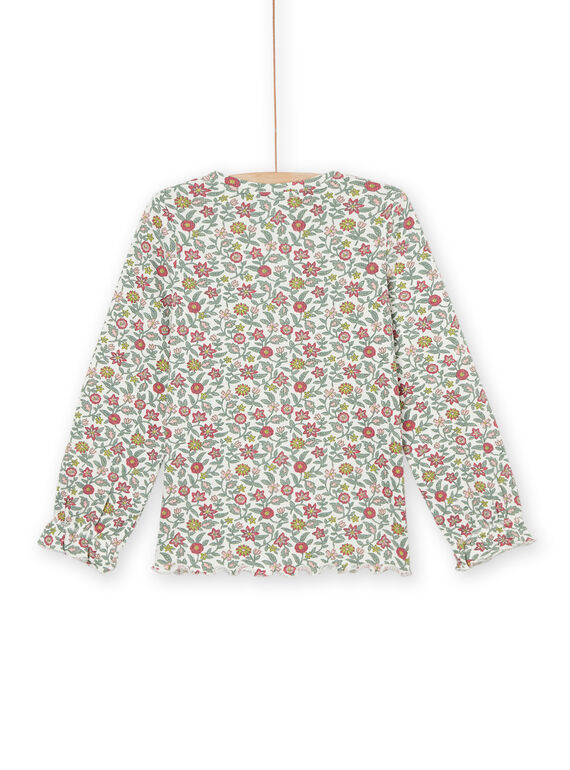 Long sleeve flower print t-shirt PARHUTEE5 / 22W901Q2TML001