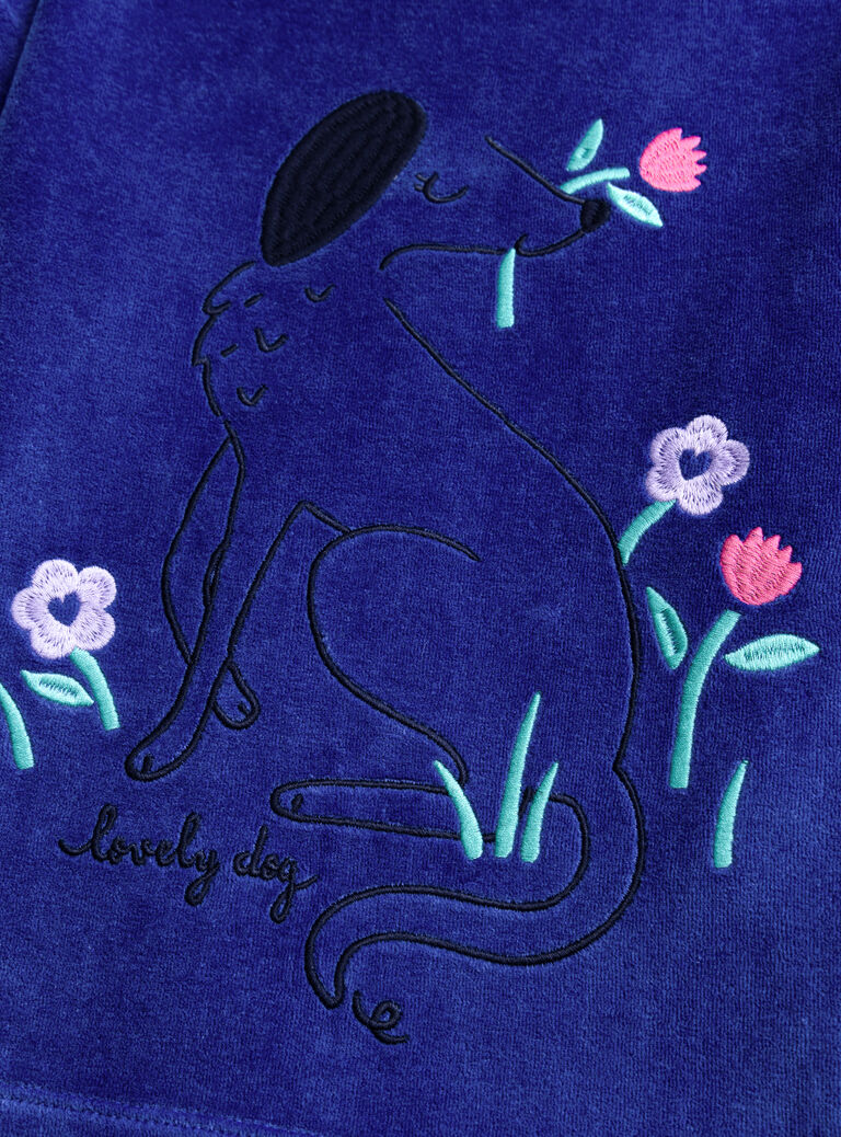 Violet blue PYJAMA XEFAPYJDOG / 25WH11B5PYJ221