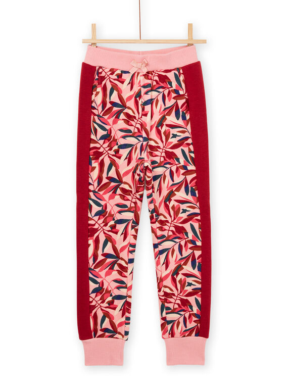 Floral print jogging trousers PAPRABAJOG / 22W901S1JGBD324