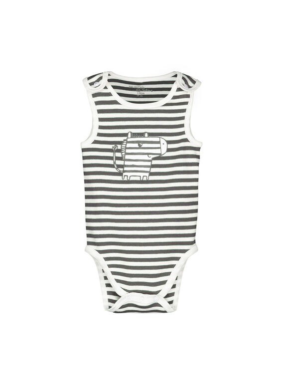 Unisex babies' sleeveless bodysuit FOU2BOD6 / 19SF05JABOD000