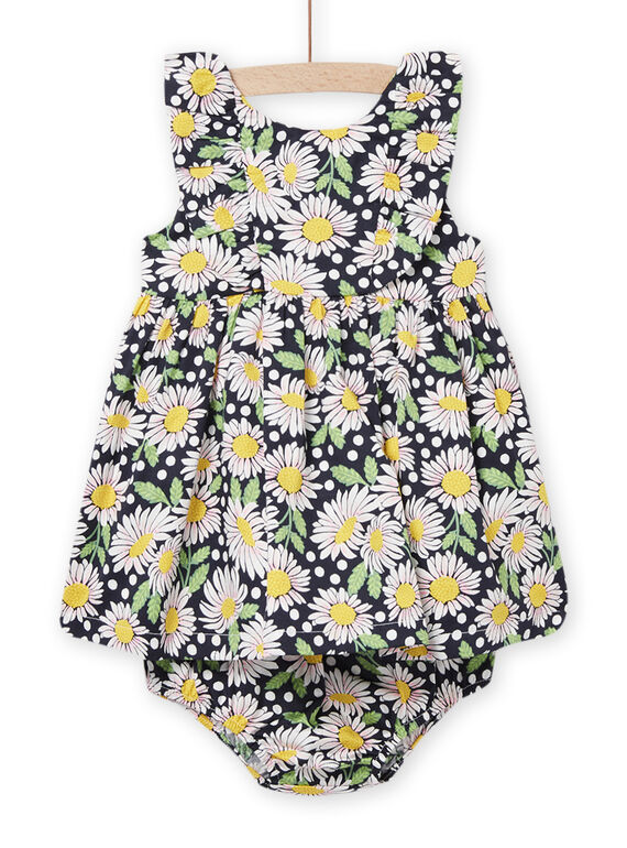 Baby girl floral print dress and bloomer NISOROB1 / 22SG09Q1ROB001