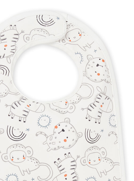 Bib with animal and rainbow print ROU1BAV2 / 23SF4264BAV000