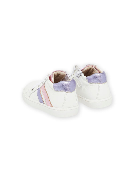 Leather high top sneakers RIBASMETAL / 23KK3721D3F000