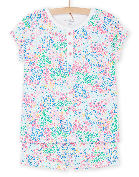 Fancy print t-shirt and shorts REFAPYJRIB / 23SH11H1PYJ000
