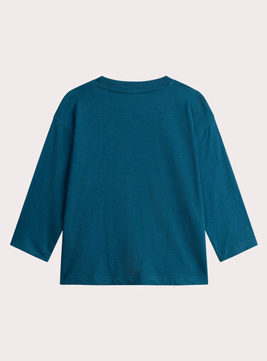 Blue TEE SHIRT LS VOKLITEE4 / 24W90243TMLC235