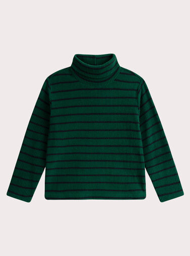 Green TURTLE NECK VOJOSOUP3 / 24W902K3SPLG626