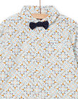 Blue and orange shirt and bow tie child boy NOSOCHEM / 22S902Q2CHM001